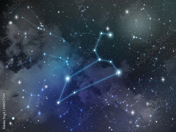 Obraz Gwiazda konstelacji Lwa Zodiak