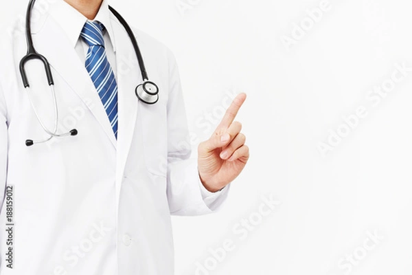 Fototapeta 医師　指差し