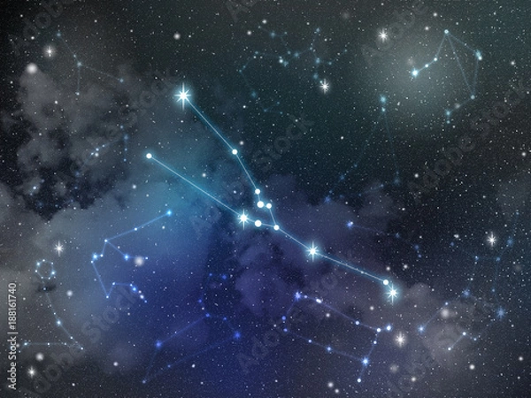 Obraz Gwiazda konstelacji Byka Zodiak