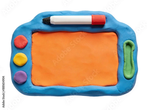 Obraz dry erase insert from clay