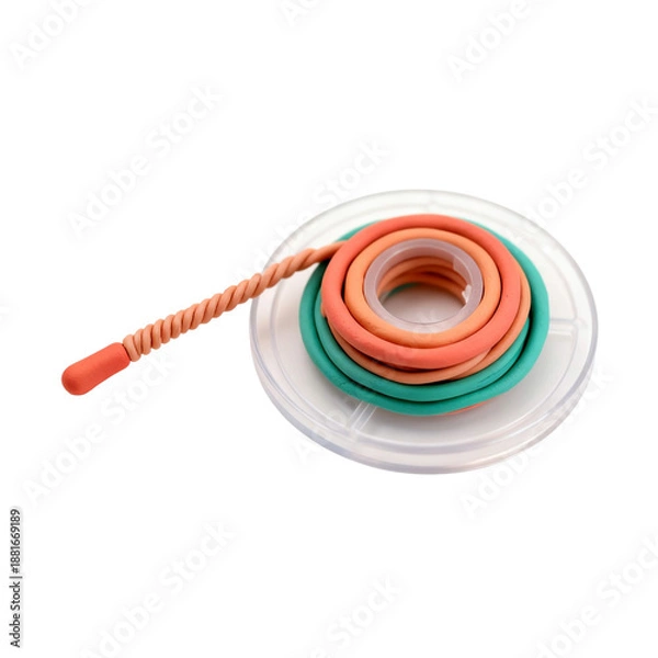 Obraz desoldering braid from clay