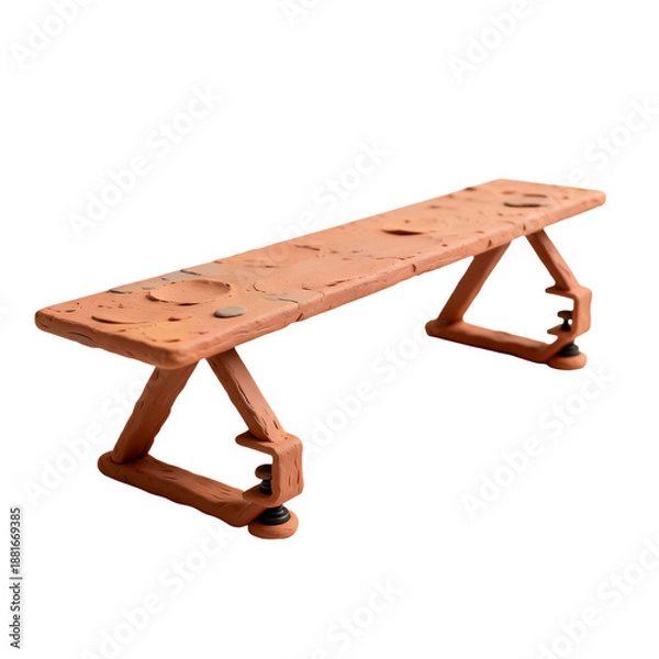 Obraz desk riser from clay