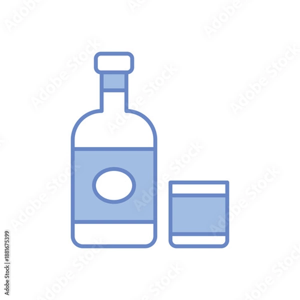 Obraz Scotch  vector icon
