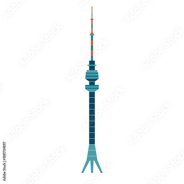 Obraz Belgrade Avala Tv Tower Icon