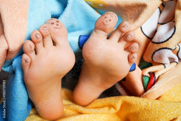Obraz Children's feet