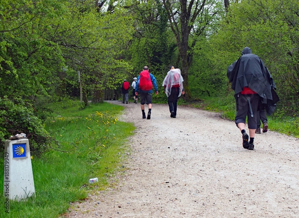 Obraz Pilger auf dem Jakobsweg
