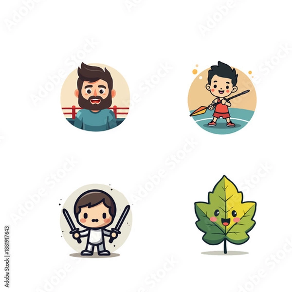 Fototapeta bold illustration 3