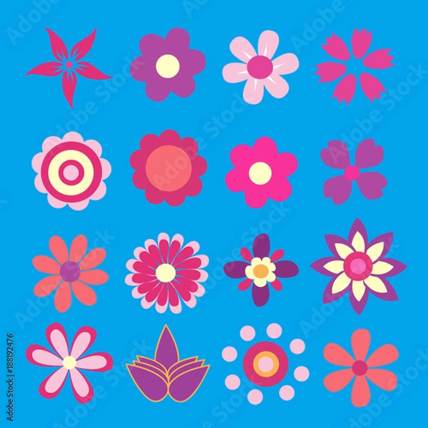 Fototapeta spring flower vector illustration