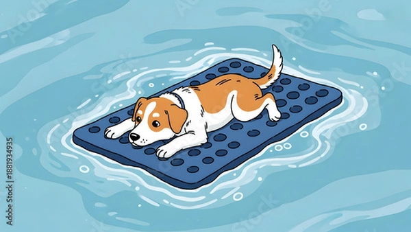 Obraz Summer time dog fun