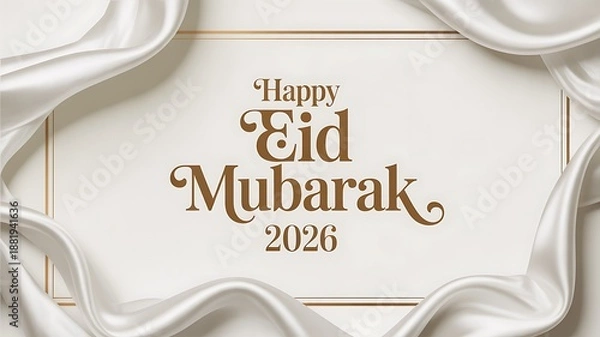 Obraz Happy eid mubarak 2026
