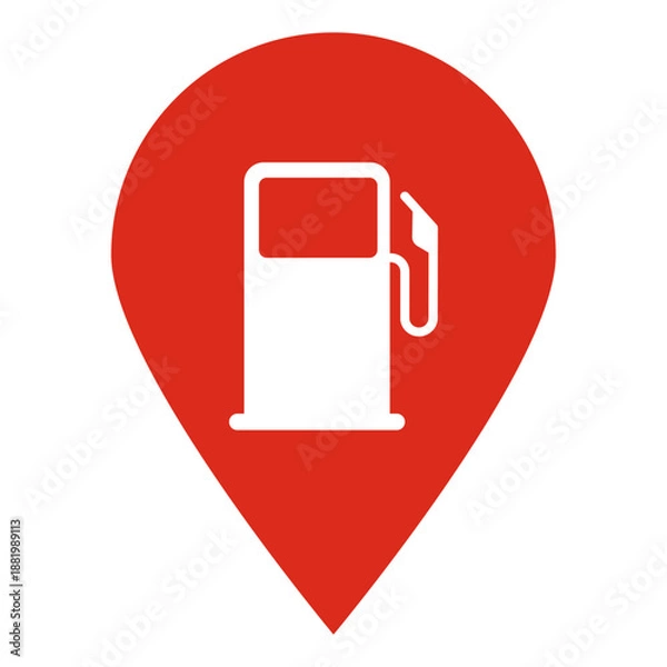 Obraz Gas station icon.
