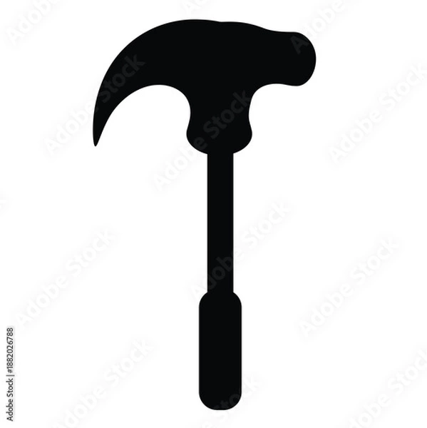 Obraz Abastract Hammer Vector Icon