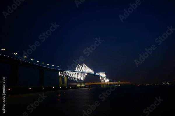 Obraz 夜の東京ゲートブリッジ