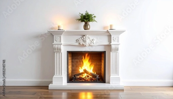 Obraz fireplace
