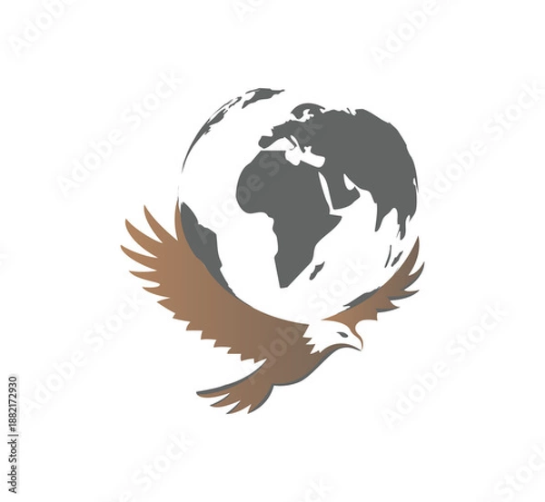 Obraz Global Eagle International Transport Logo