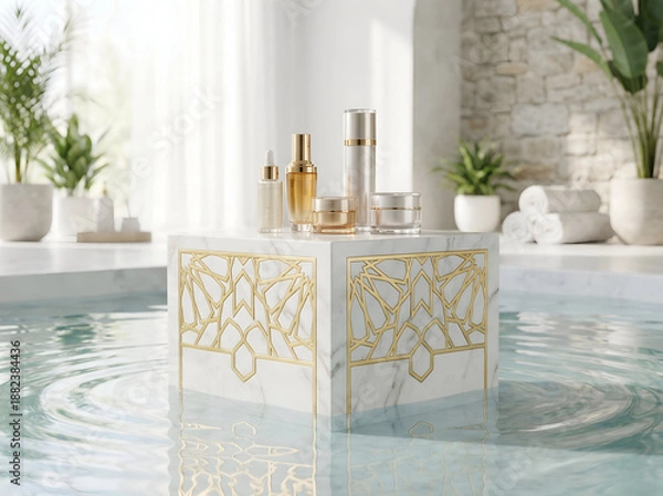 Obraz Cosmetic Products Display