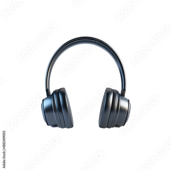 Obraz Dark Headphones 3d