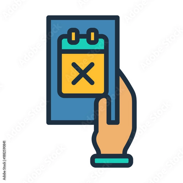 Obraz Leave Request Icon - Lineal Color