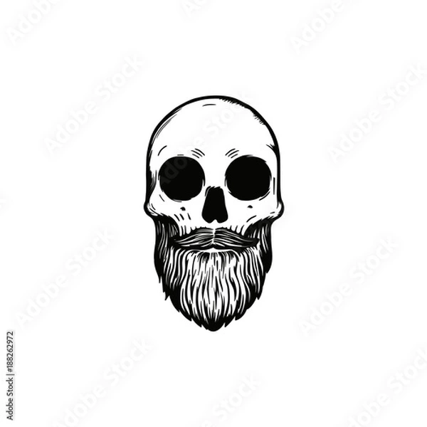 Obraz Hipster skull 