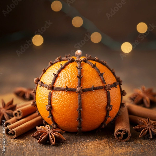 Obraz orange and spices