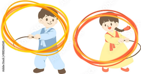 Obraz 정월대보름_쥐불놀이