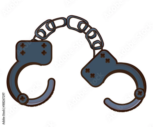 Obraz handcuffs icon image