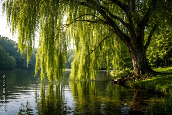 Obraz reflection in water