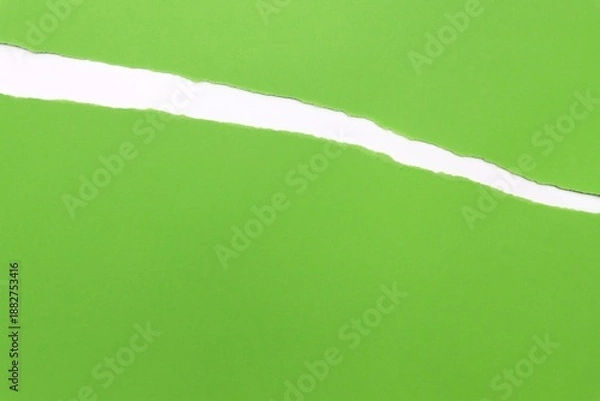 Obraz Ripped green paper pattern background