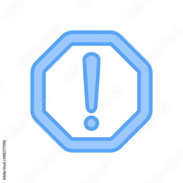Fototapeta Warning Icon