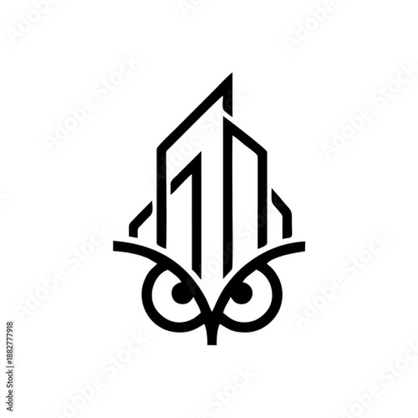 Fototapeta building logo