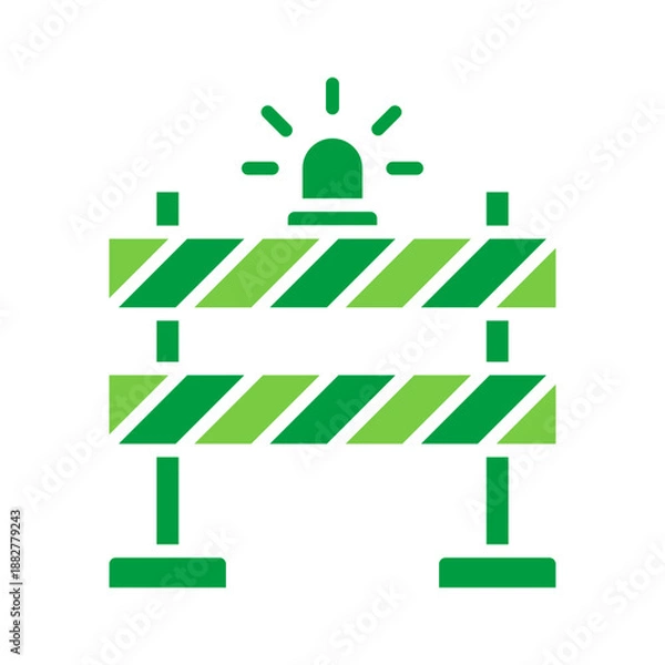 Fototapeta Barrier Icon