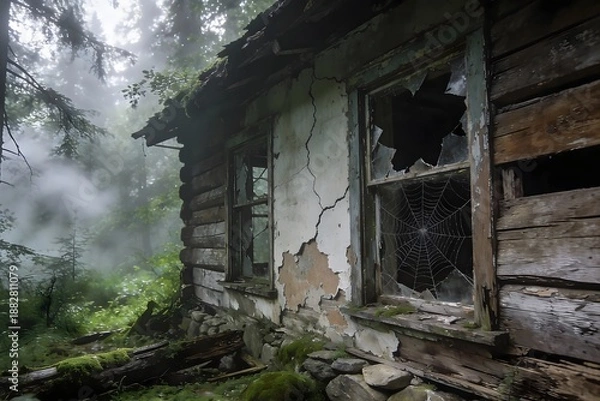 Obraz old abandoned building