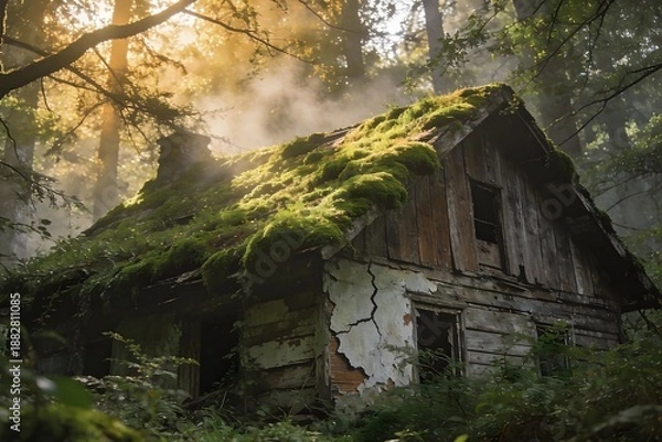 Obraz old abandoned house