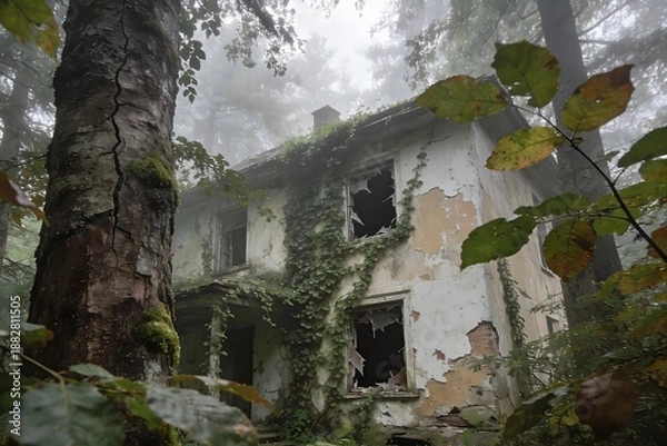 Obraz old abandoned house