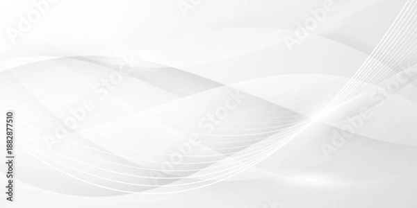 Obraz white abstract background modern vector illustration