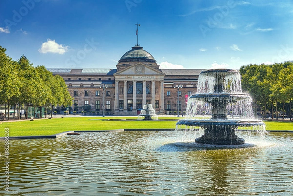 Obraz Wiesbaden town