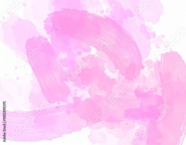 Fototapeta ピンクの水彩塗りつぶしテクスチャ