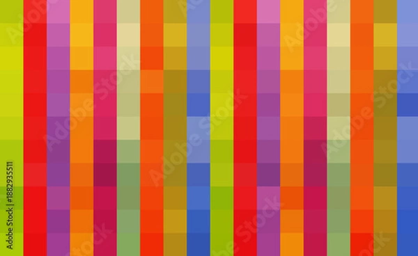 Obraz The Abstract colored pixel mosaic texture