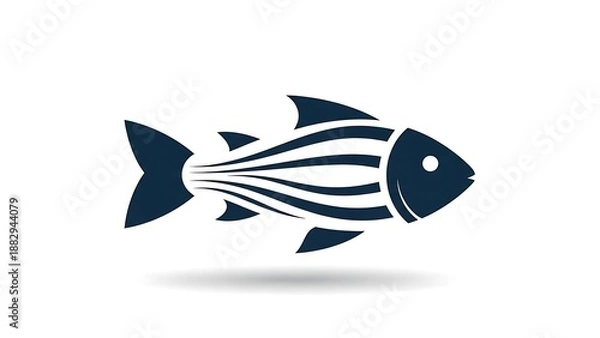 Obraz Stylized fish illustration illustration