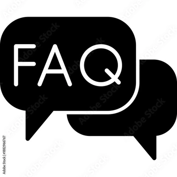 Fototapeta Faq Icon
