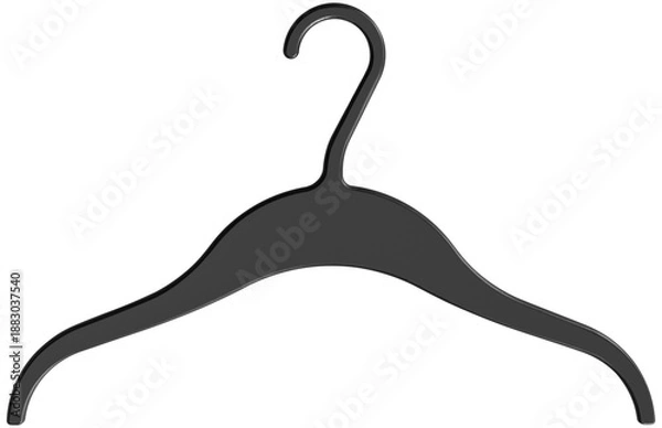 Obraz Black clothes hanger