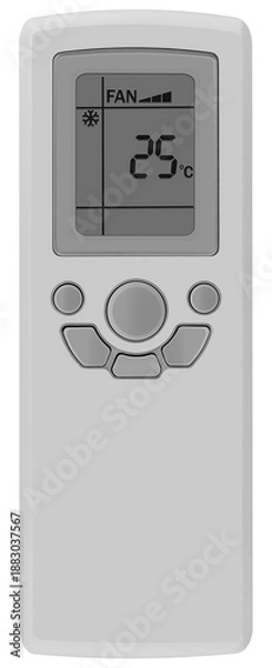 Obraz White remote control air compressor