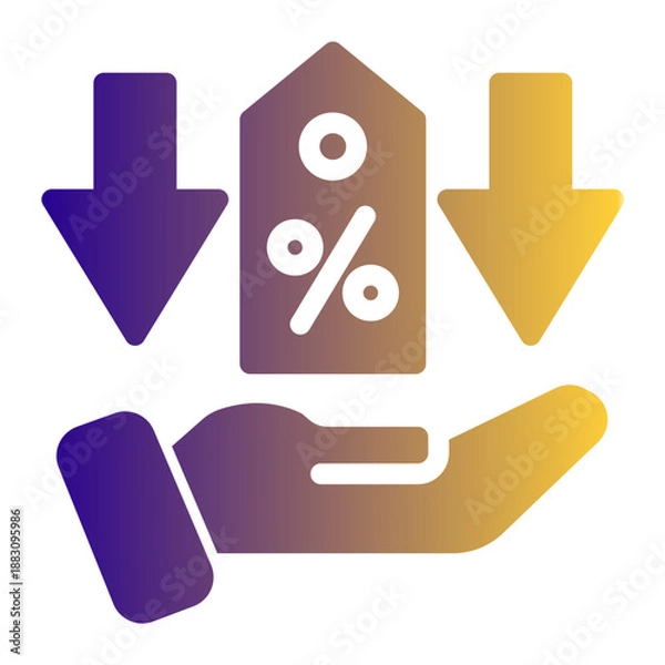 Obraz Deal Hunter Icon from Cyber Monday Icon Collection (Solid Gradient Style)