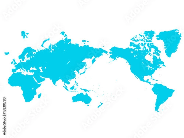 Obraz 世界地図　ビジネス背景　日本地図　グローバル