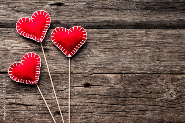 Obraz Valentines day background.