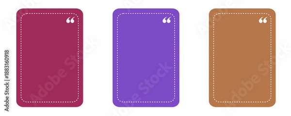 Obraz Vertical Quote Card Templates for Creative Content Design