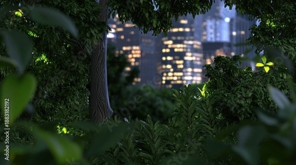 Obraz Cityscape at Dusk