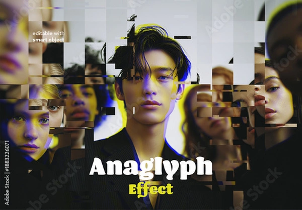 Obraz Anaglyph Photo Effect 