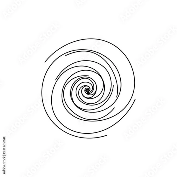 Obraz Hypnotic Spiral Line Pattern