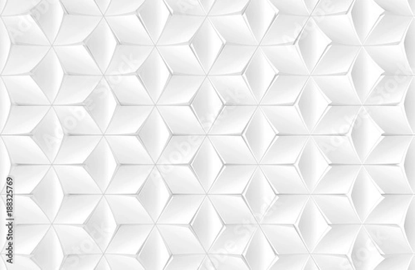 Fototapeta Elegant white geometric background